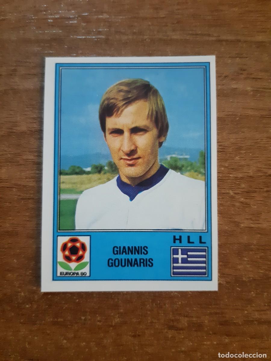 Cromos de f&uacute;tbol: N&deg;101 GIANNIS GOUNARIS GRECIA EUROPA 80 PANINI EURO ITALIA 1980 PANINI.NUNCA PEGADO, SIN PEGAR