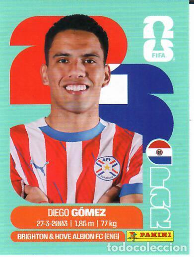 Cromos de f&uacute;tbol: CROMO PANINI MUNDIAL WORLD CUP 2026 - PAR10 PAR 10 - DIEGO G&Oacute;MEZ - PARAGUAY