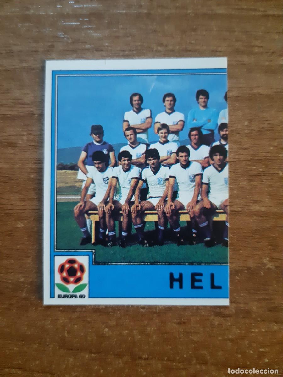 Cromos de f&uacute;tbol: N&deg;97 ALINEACI&Oacute;N HELLAS 1/2 GRECIA EUROPA 80 PANINI EURO ITALIA 1980 PANINI.NUNCA PEGADO, SIN PEGAR