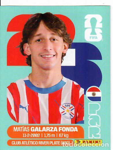 Cromos de f&uacute;tbol: CROMO PANINI MUNDIAL WORLD CUP 2026 - PAR14 PAR 14 - GALARZA FONDA - PARAGUAY