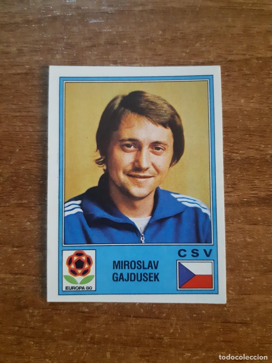 Cromos de f&uacute;tbol: N&deg;95 GAJDUSEK CHECOSLOVAQUIA EUROPA 80 PANINI EURO ITALIA 1980 PANINI.NUNCA PEGADO, SIN PEGAR