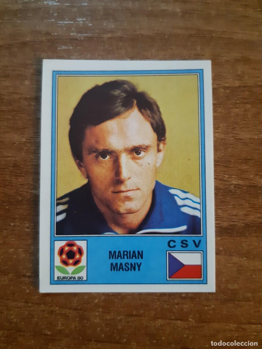 Cromos de f&uacute;tbol: N&deg;92 MARIAN MASNY CHECOSLOVAQUIA EUROPA 80 PANINI EURO ITALIA 1980 PANINI.NUNCA PEGADO, SIN PEGAR