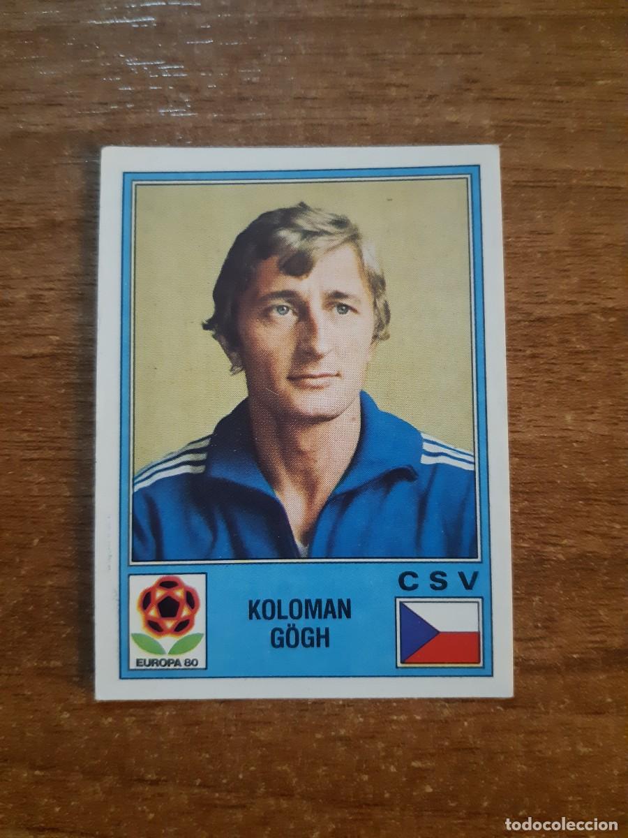Cromos de f&uacute;tbol: N&deg;88 KOLOMAN G&Ouml;GH CHECOSLOVAQUIA EUROPA 80 PANINI EURO ITALIA 1980 PANINI.NUNCA PEGADO, SIN PEGAR