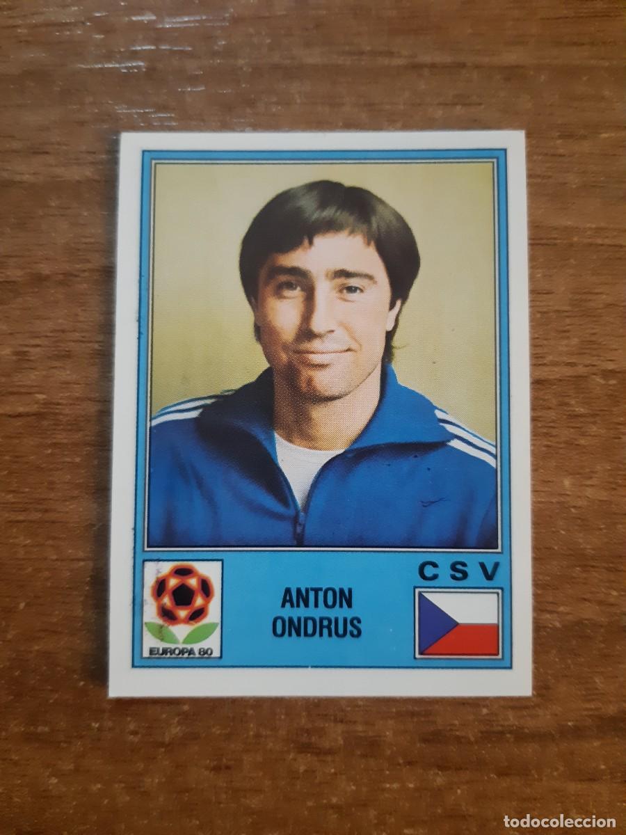 Cromos de f&uacute;tbol: N&deg;85 ANTON ONDRUS CHECOSLOVAQUIA EUROPA 80 PANINI EURO ITALIA 1980 PANINI.NUNCA PEGADO, SIN PEGAR
