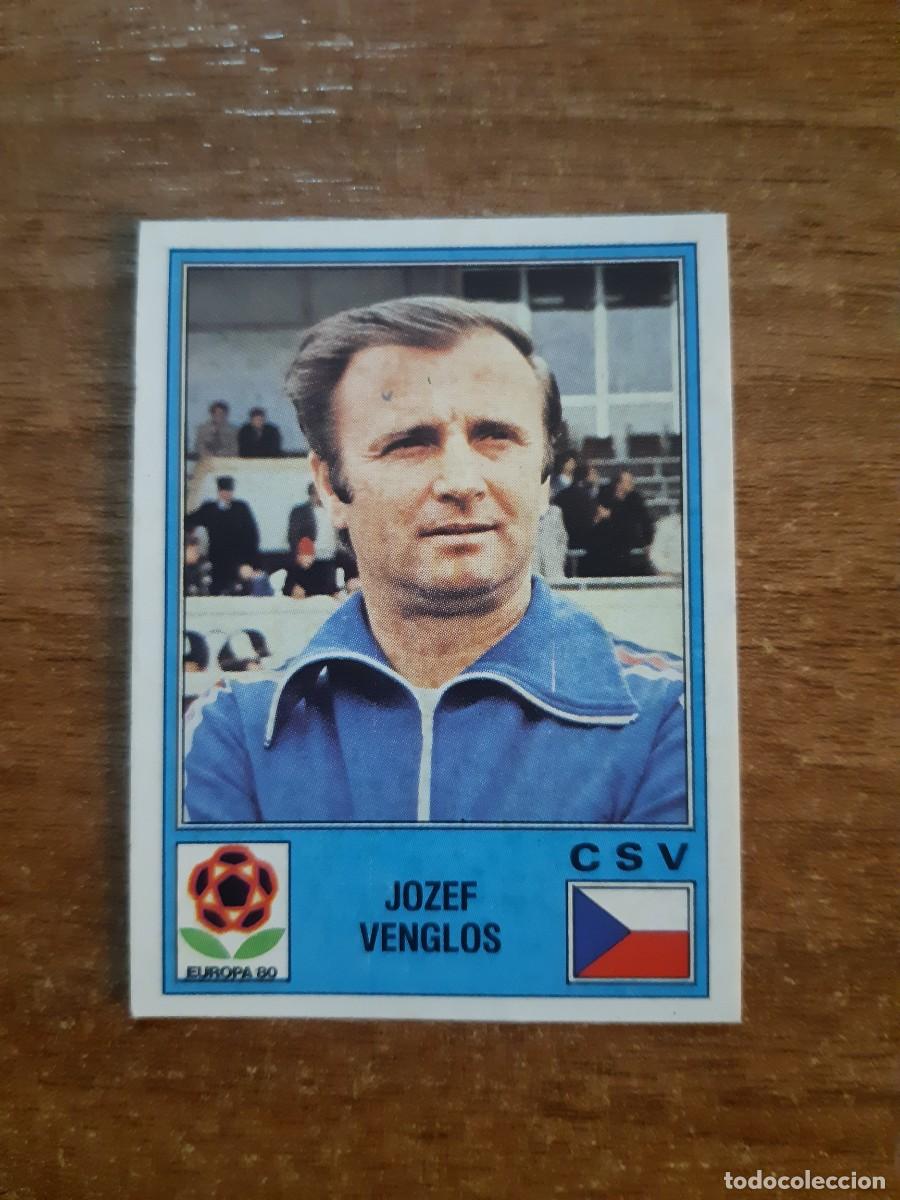 Cromos de f&uacute;tbol: N&deg;82 JOSEF VENGLOS CHECOSLOVAQUIA EUROPA 80 PANINI EURO ITALIA 1980 PANINI.NUNCA PEGADO, SIN PEGAR