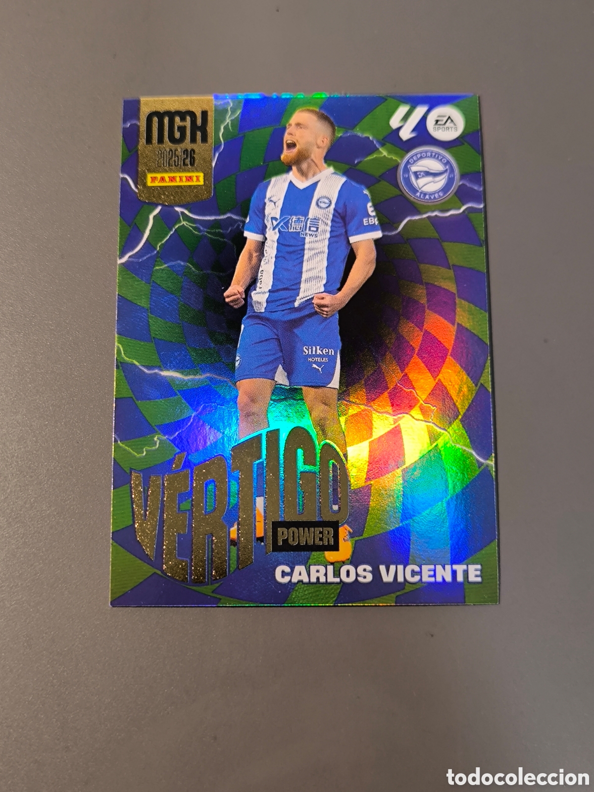 Cromos de f&uacute;tbol: CARLOS VICENTE P 382 V&eacute;rtigo Power Alav&eacute;s Megacracks MGK 25 26
