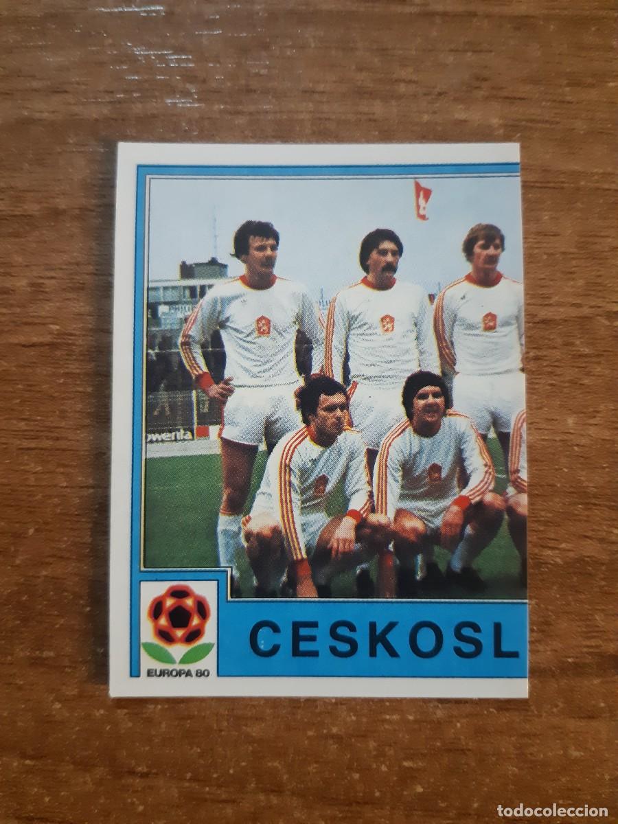 Cromos de f&uacute;tbol: N&deg;80 ALINEACI&Oacute;N CHECOSLOVAQUIA 1/2 EUROPA 80 PANINI EURO ITALIA 1980 PANINI.NUNCA PEGADO, SIN PEGAR