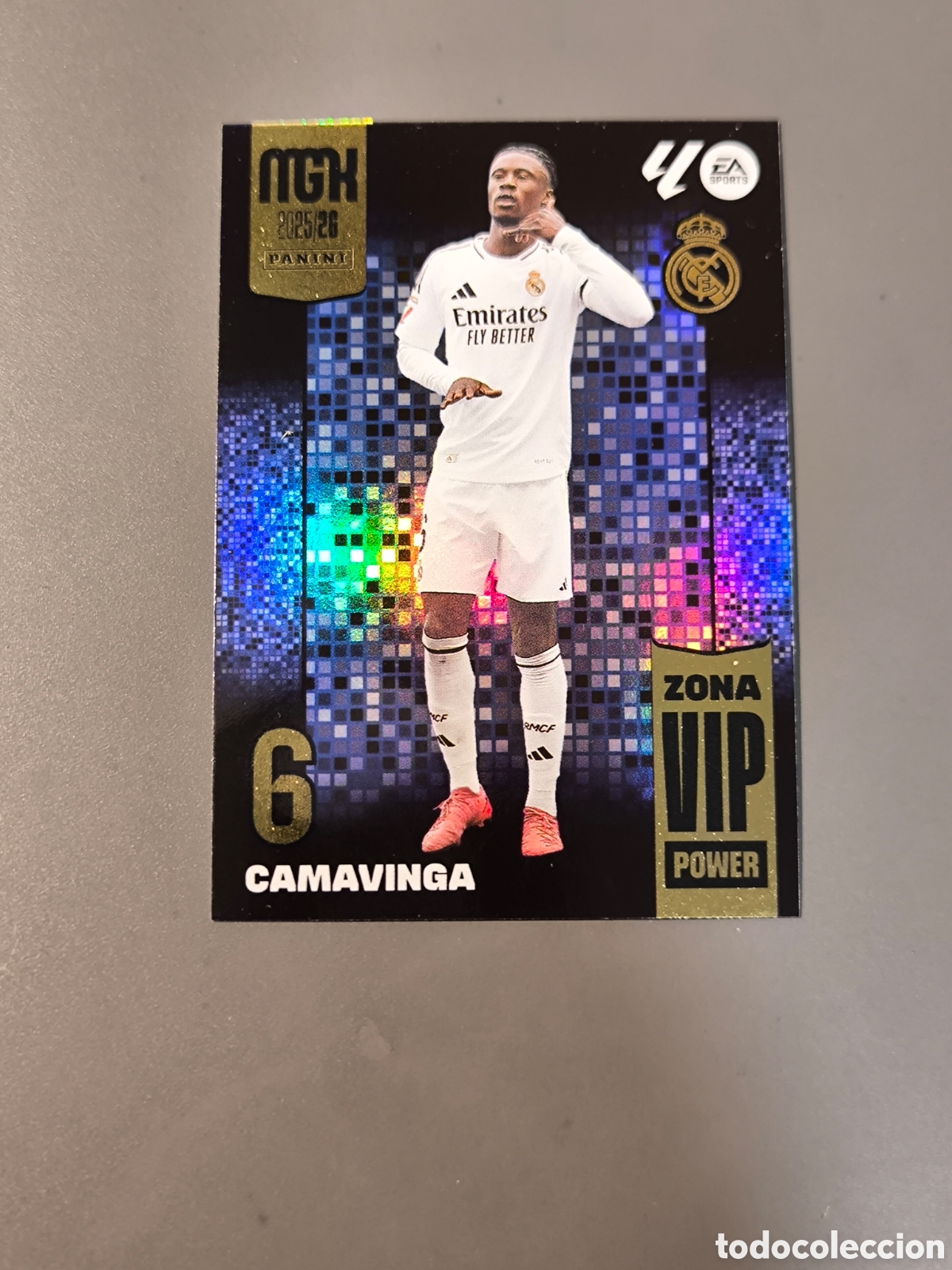 Cromos de f&uacute;tbol: CAMAVINGA P 391 Vip Power Megacracks MGK 25 26