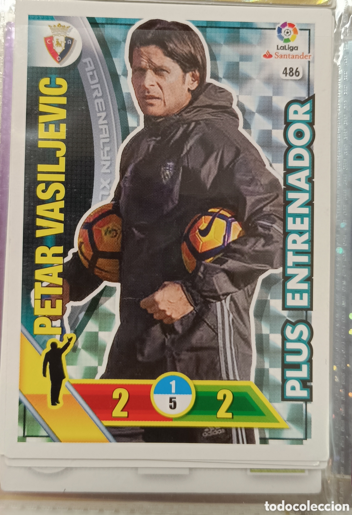 Cromos de f&uacute;tbol: 486 PETAR VASILJEVIC adrenalyn 16/17