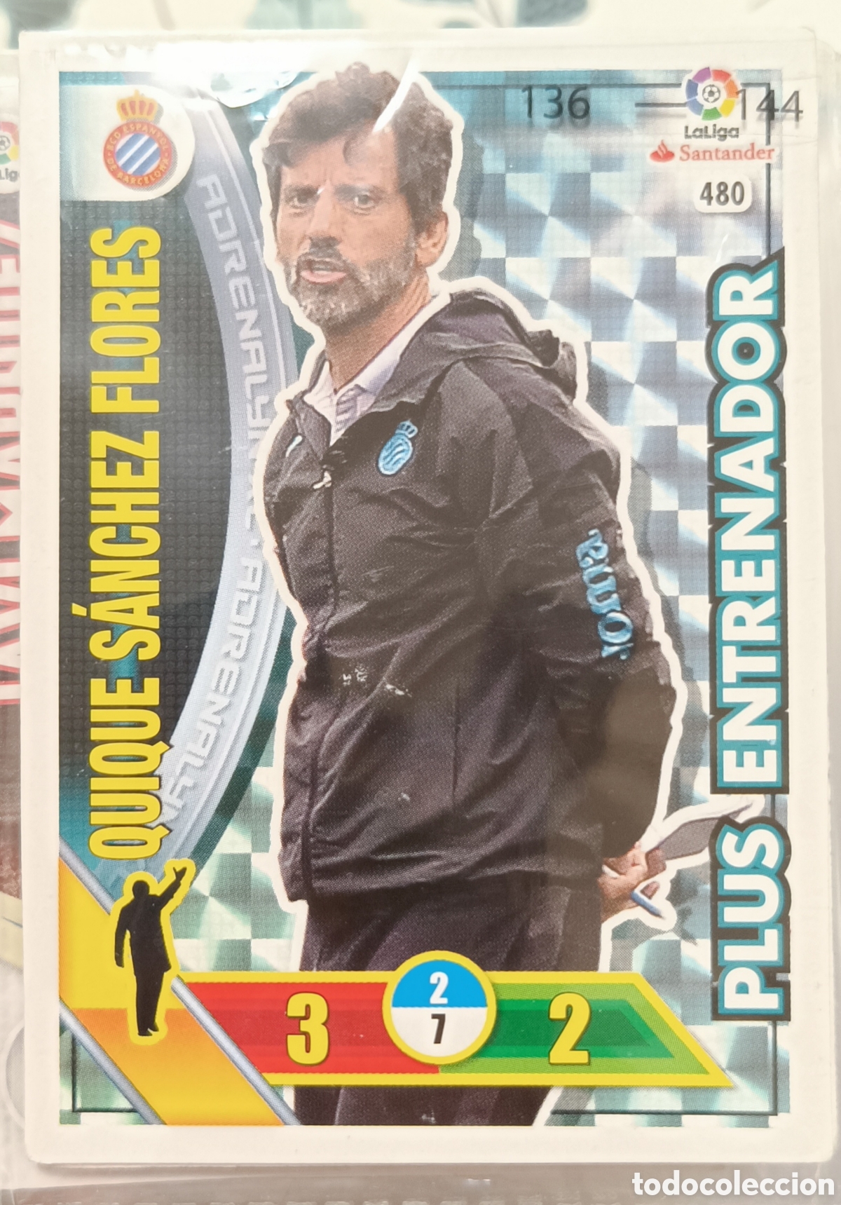 Cromos de f&uacute;tbol: 480 QUIQUE SANCHEZ FLORES 16/17