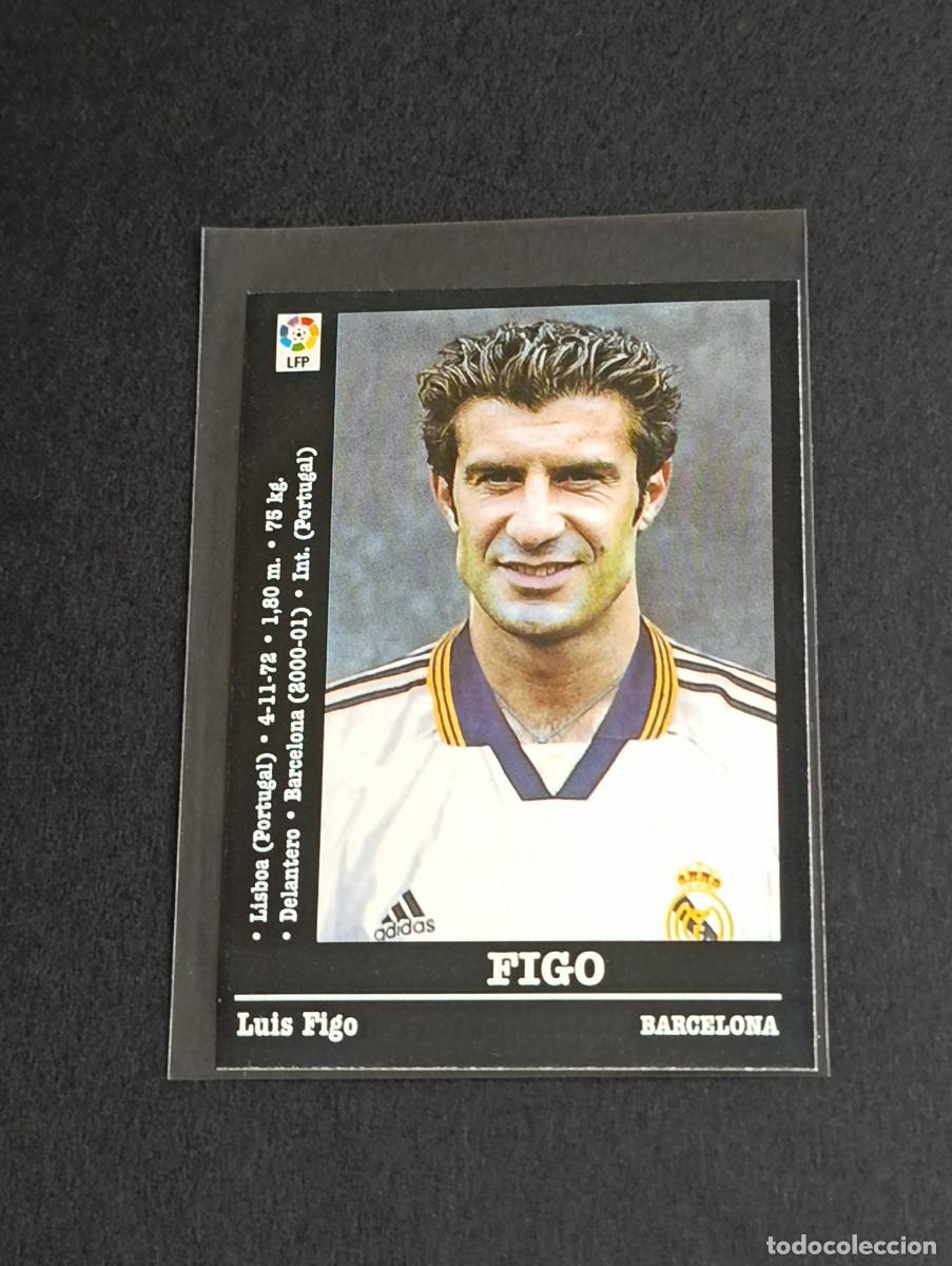 Cromos de f&uacute;tbol: FIGO COLOCA ERROR BARCELONA #84A REAL MADRID - LA LIGA 2000 2001 PANINI SPORTS 00 01 NUNCA PEGADO 84