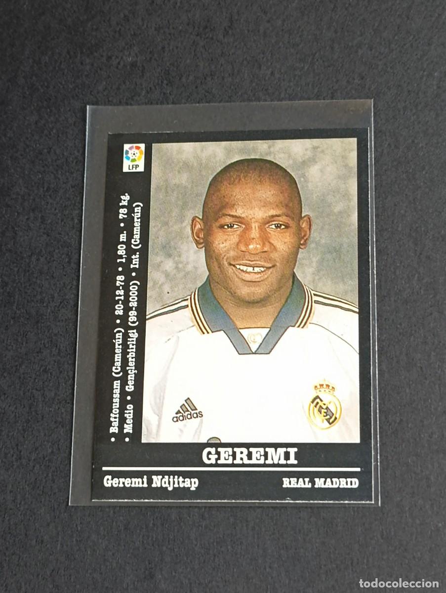 Cromos de f&uacute;tbol: GEREMI COLOCA #80A REAL MADRID - LA LIGA 2000 2001 PANINI SPORTS 00 01 NUNCA PEGADO 80 A