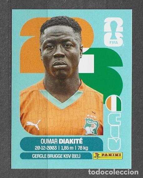 Cromos de f&uacute;tbol: Mundial 2026 - Oumar Diakit&eacute; - N&deg; 20 - C&ocirc;te D,lvoire