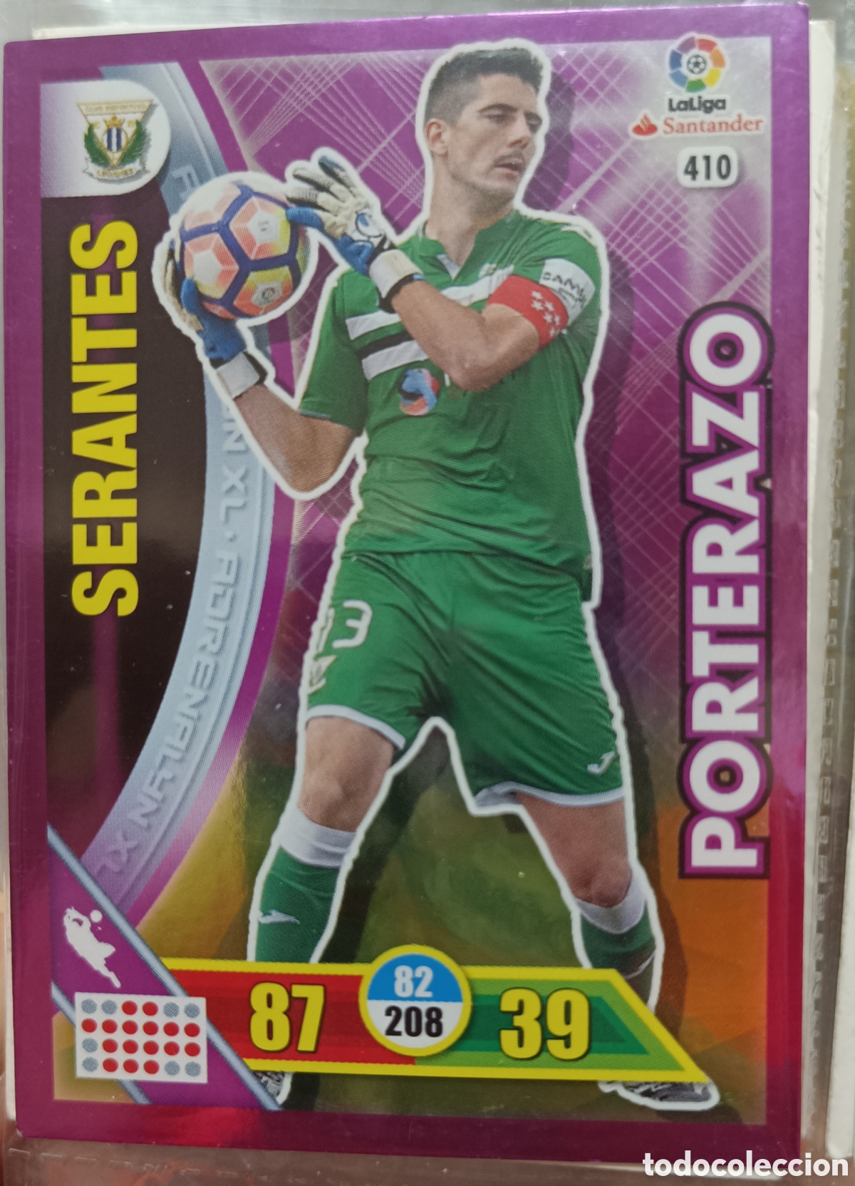 Cromos de f&uacute;tbol: 410 SERRANTES adrenalyn 16/17