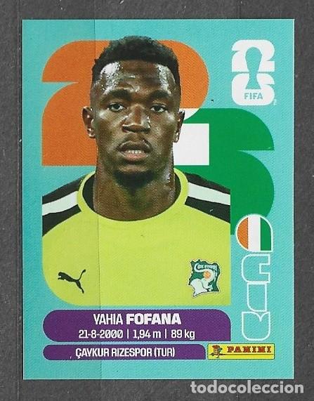 Cromos de f&uacute;tbol: Mundial 2026 - Yahia Fofana - N&deg; 2 - C&ocirc;te D,lvoire