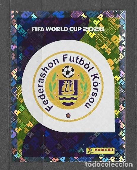 Cromos de f&uacute;tbol: Mundial 2026 - Escudo/Logo - N&deg; 1 - Cura&Ccedil;ao