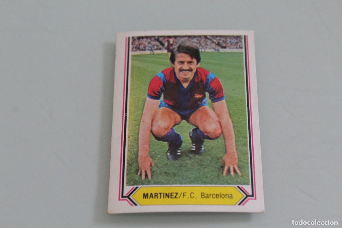 Cromos de f&uacute;tbol: ESTE 80 81 MARTINEZ RECUPERADO DE &Aacute;LBUM