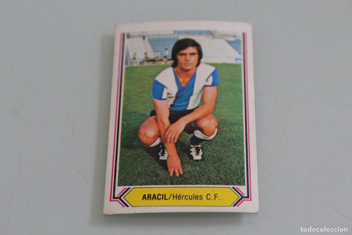 Cromos de f&uacute;tbol: ESTE 80 81 ARACIL RECUPERADO DE &Aacute;LBUM