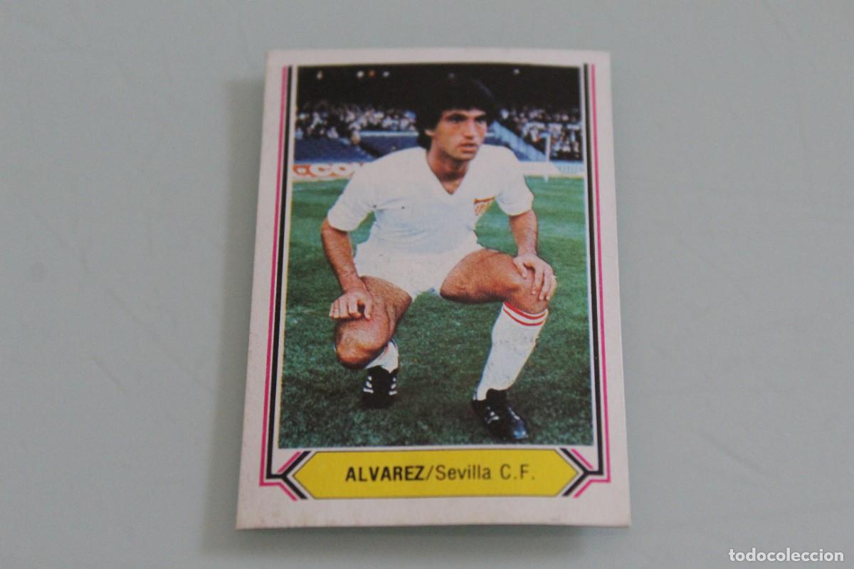 Cromos de f&uacute;tbol: ESTE 80 81 &Aacute;LVAREZ RECUPERADO DE &Aacute;LBUM