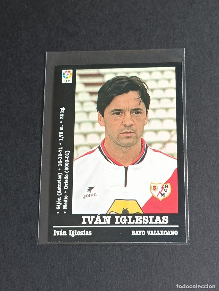 Cromos de f&uacute;tbol: IV&Aacute;N IGLESIAS COLOCA #146A RAYO VALLECANO - LA LIGA 2000 2001 PANINI SPORTS 00 01 NUNCA PEGADO 146 A