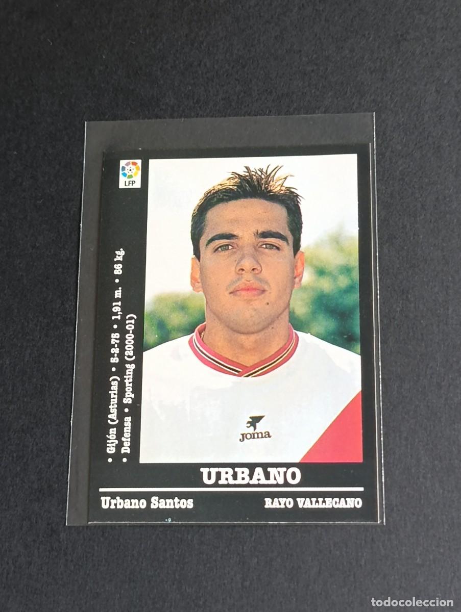 Cromos de f&uacute;tbol: URBANO COLOCA #141A RAYO VALLECANO - LA LIGA 2000 2001 PANINI SPORTS 00 01 NUNCA PEGADO 141 A
