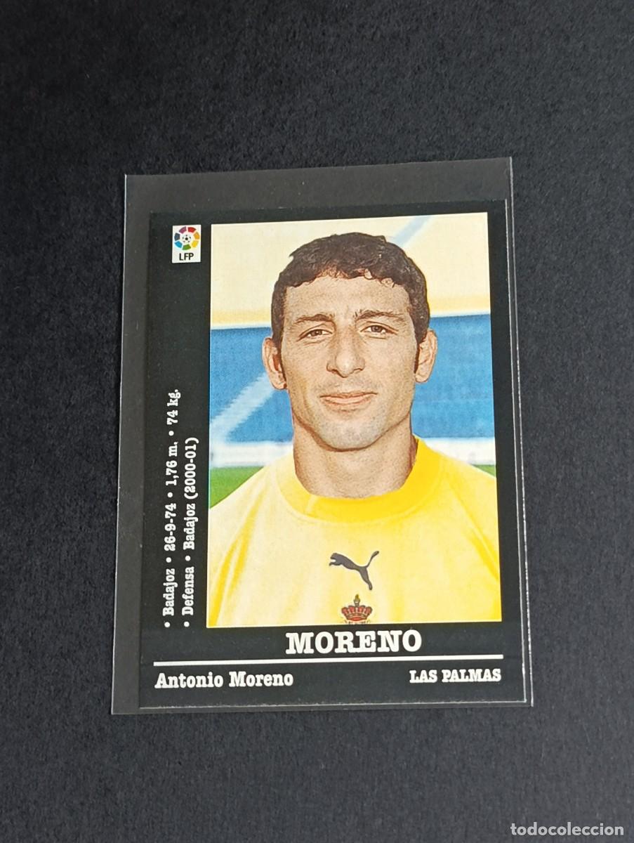 Cromos de f&uacute;tbol: MORENO COLOCA #292A UD LAS PALMAS - LA LIGA 2000 2001 PANINI SPORTS 00 01 NUNCA PEGADO 292 A