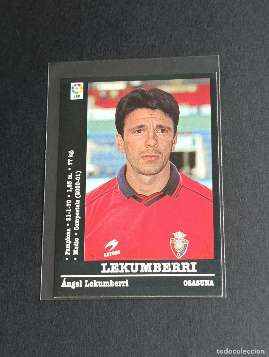 Cromos de f&uacute;tbol: LEKUMBERRI COLOCA #315A CA OSASUNA - LA LIGA 2000 2001 PANINI SPORTS 00 01 NUNCA PEGADO 315 A