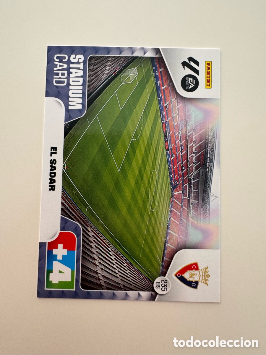 Cromos de f&uacute;tbol: PANINI ADRENALYN XL LIGA 2025-2026 25-26 &ndash; ESTADIO &ndash; El Sadar N&ordm; 235 BIS