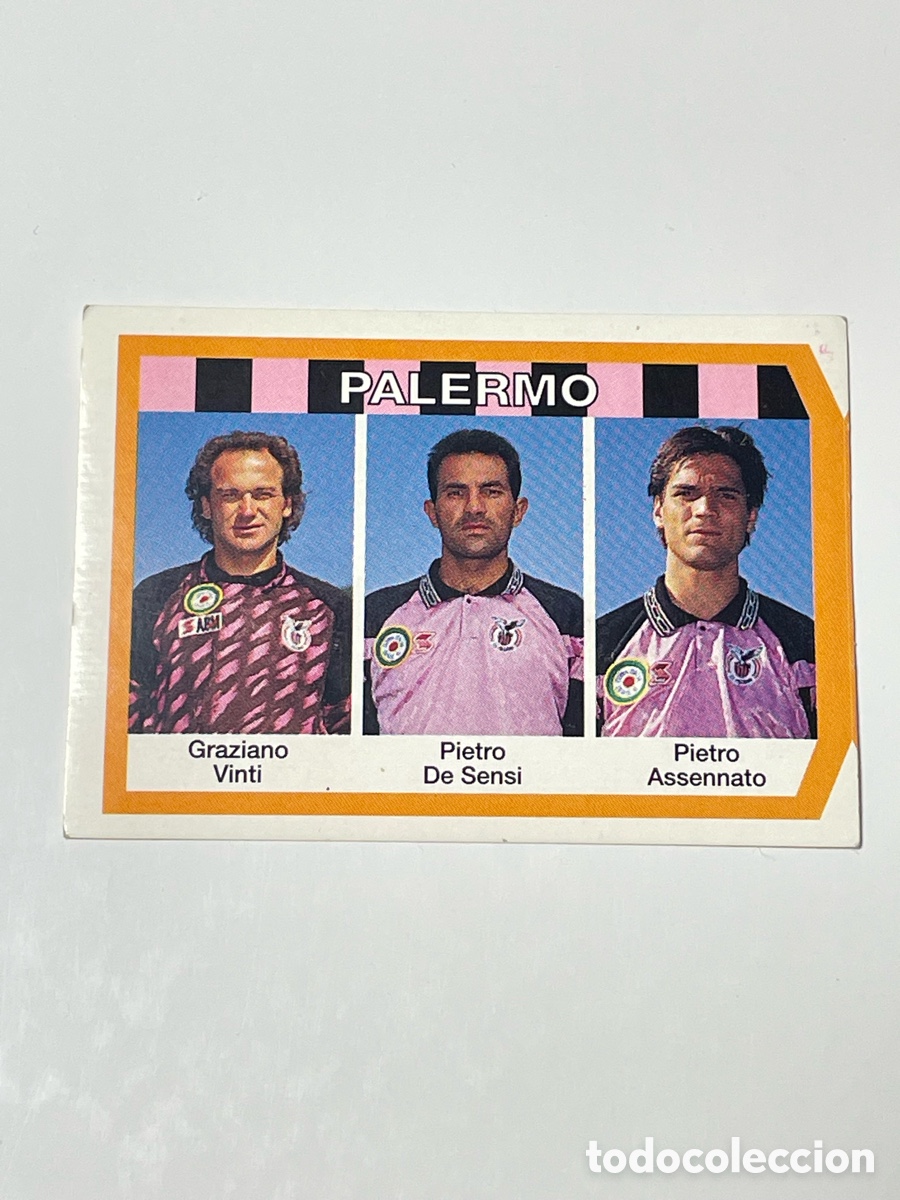 Cromos de f&uacute;tbol: Graziano Vinti - Pietro Di Sensi - Pietro Assennato Palermo CalcioFlash 93/94 #373