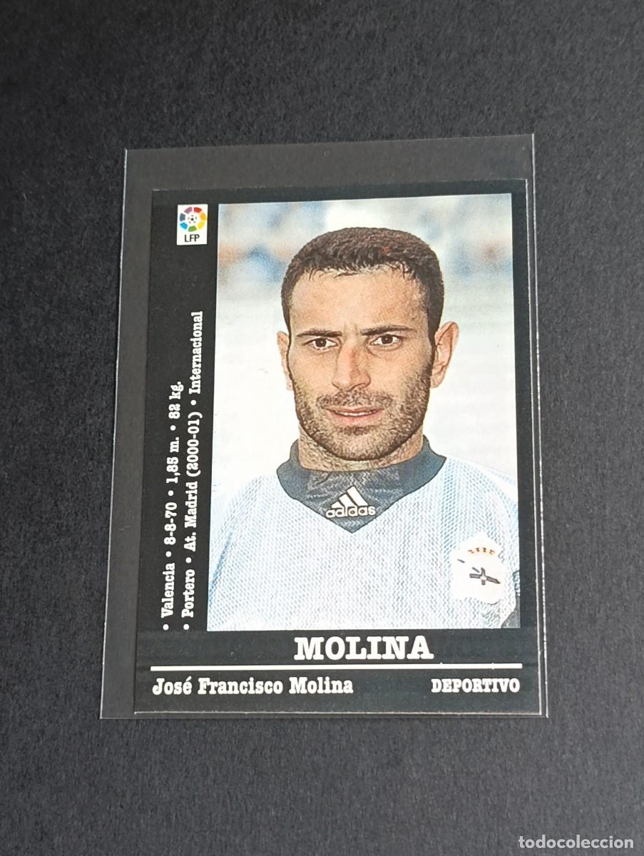 Cromos de f&uacute;tbol: MOLINA COLOCA #17A RC DEPORTIVO CORU&Ntilde;A - LA LIGA 2000 2001 PANINI SPORTS 00 01 NUNCA PEGADO 17 A