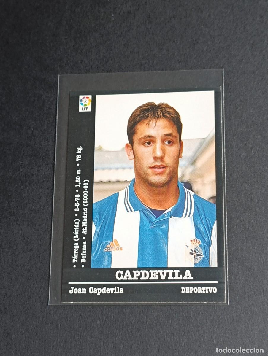 Cromos de f&uacute;tbol: CAPDEVILA COLOCA #7A RC DEPORTIVO CORU&Ntilde;A - LA LIGA 2000 2001 PANINI SPORTS 00 01 NUNCA PEGADO 7 A