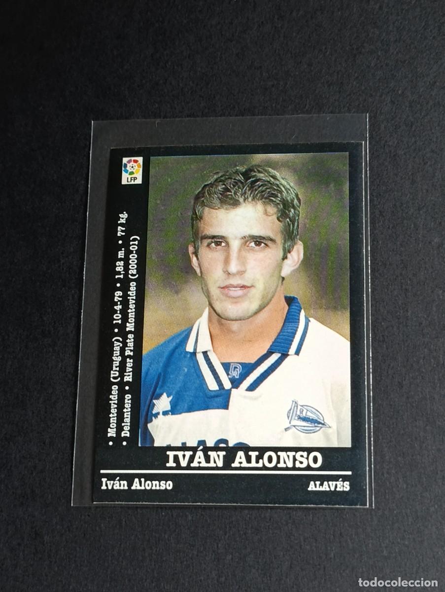 Cromos de f&uacute;tbol: IV&Aacute;N ALONSO COLOCA 100A RC DEPORTIVO ALAV&Eacute;S LA LIGA 2000 2001 PANINI SPORTS 00 01 NUNCA PEGADO 100 A