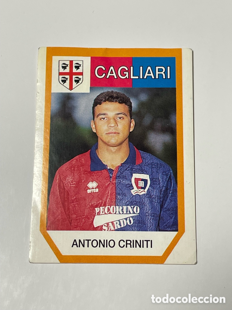 Cromos de f&uacute;tbol: Antonio Criniti Cagliari CalcioFlash 93/94 #34