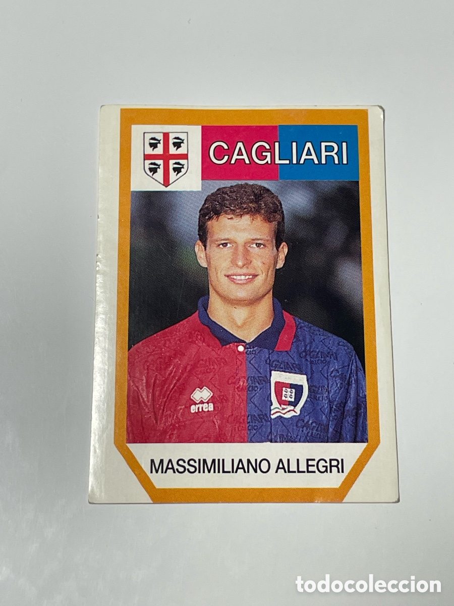 Cromos de f&uacute;tbol: Massimiliano Allegri Cagliari CalcioFlash 93/94 #27