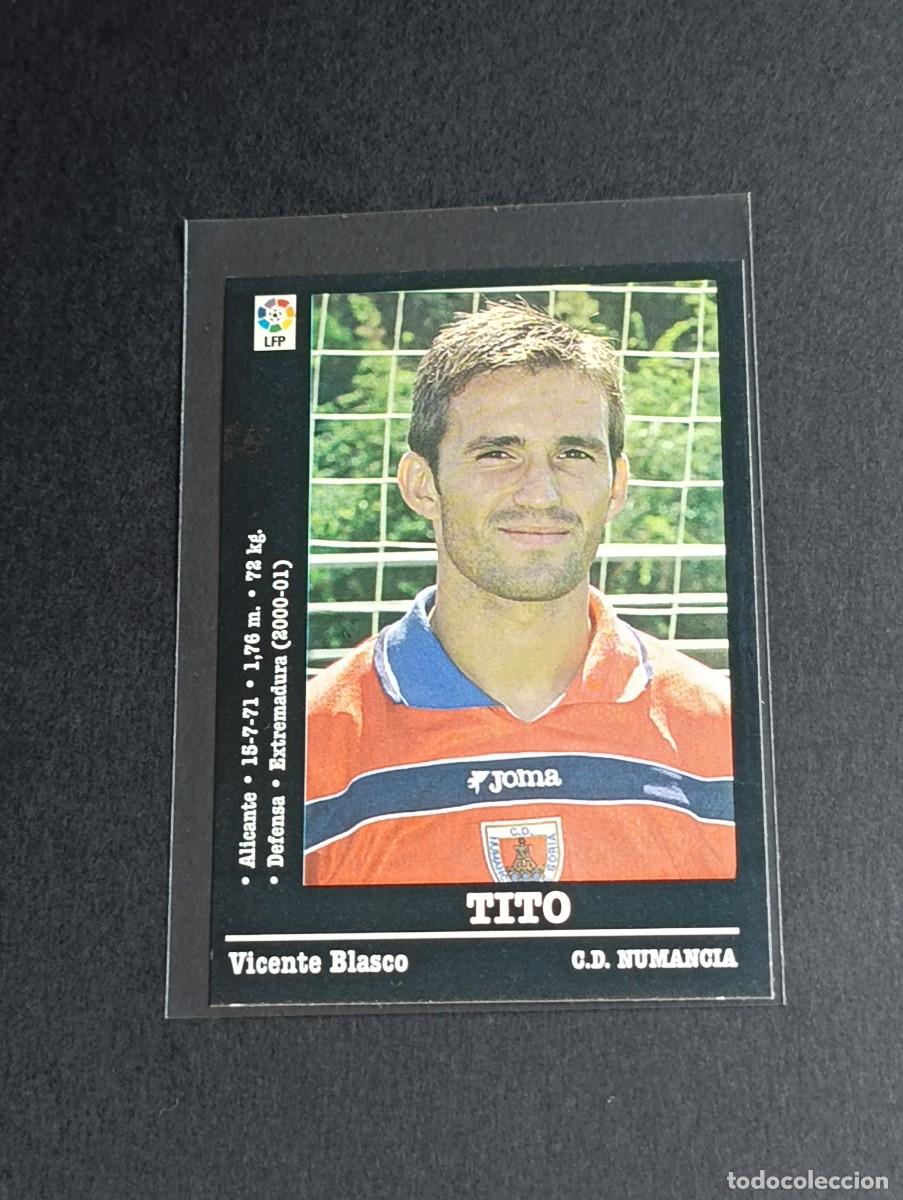 Cromos de f&uacute;tbol: TITO COLOCA #275A CD NUMANCIA - LA LIGA 2000 2001 PANINI SPORTS 00 01 NUNCA PEGADO 275 A