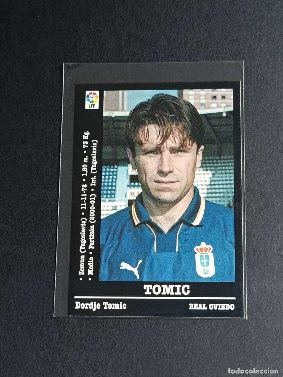 Cromos de f&uacute;tbol: TOMIC COLOCA VERSION #268A REAL OVIEDO LA LIGA 2000 2001 PANINI SPORTS 00 01 NUNCA PEGADO 268 A