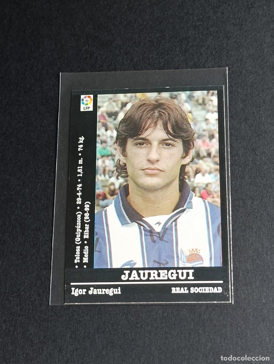 Cromos de f&uacute;tbol: JAUREGUI COLOCA #213A REAL SOCIEDAD - LA LIGA 2000 2001 PANINI SPORTS 00 01 NUNCA PEGADO 213 A