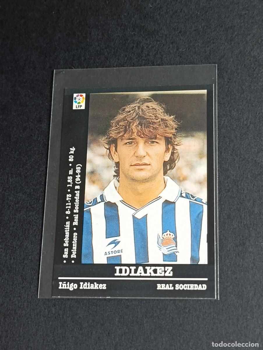Cromos de f&uacute;tbol: IDIAKEZ COLOCA #219A REAL SOCIEDAD - LA LIGA 2000 2001 PANINI SPORTS 00 01 NUNCA PEGADO 219 A