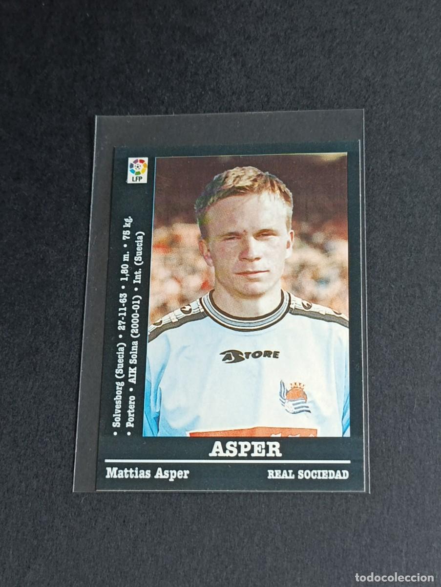 Cromos de f&uacute;tbol: ASPER COLOCA #221A REAL SOCIEDAD - LA LIGA 2000 2001 PANINI SPORTS 00 01 NUNCA PEGADO 221 A