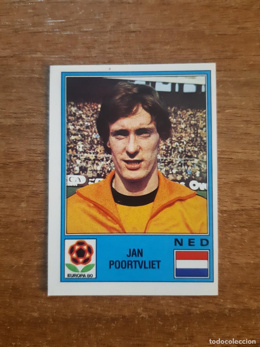 Cromos de f&uacute;tbol: N&deg;61 JAN POORTVLIET HOLANDA EUROPA 80 PANINI EURO ITALIA 1980 PANINI.NUNCA PEGADO, SIN PEGAR