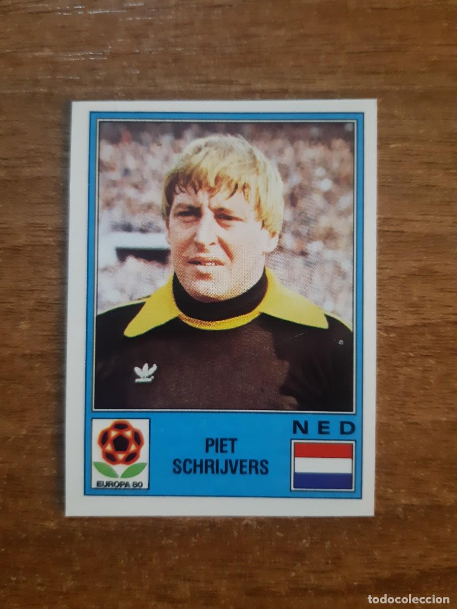 Cromos de f&uacute;tbol: N&deg;60 PIET SCHRIJVERS HOLANDA EUROPA 80 PANINI EURO ITALIA 1980 PANINI.NUNCA PEGADO, SIN PEGAR