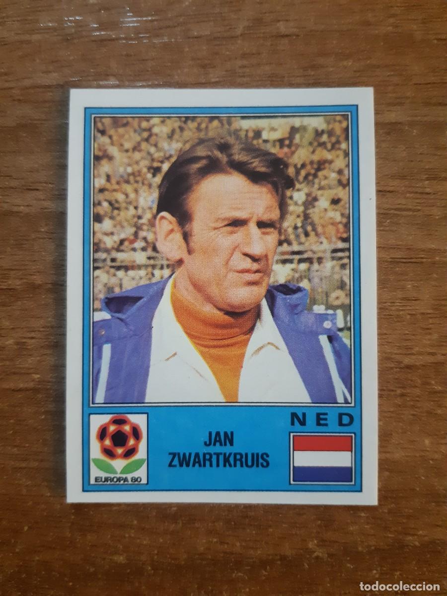 Cromos de f&uacute;tbol: N&deg;59 JAN ZWARTKRUIS HOLANDA EUROPA 80 PANINI EURO ITALIA 1980 PANINI.NUNCA PEGADO, SIN PEGAR