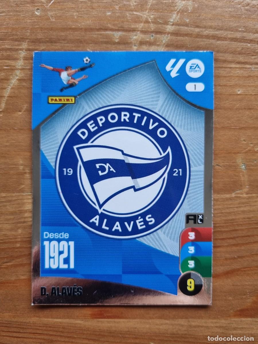 Cromos de f&uacute;tbol: 1 ESCUDO (Deportivo Alav&eacute;s). Liga 2024 2025 24 25 Adrenalyn XL (Panini)