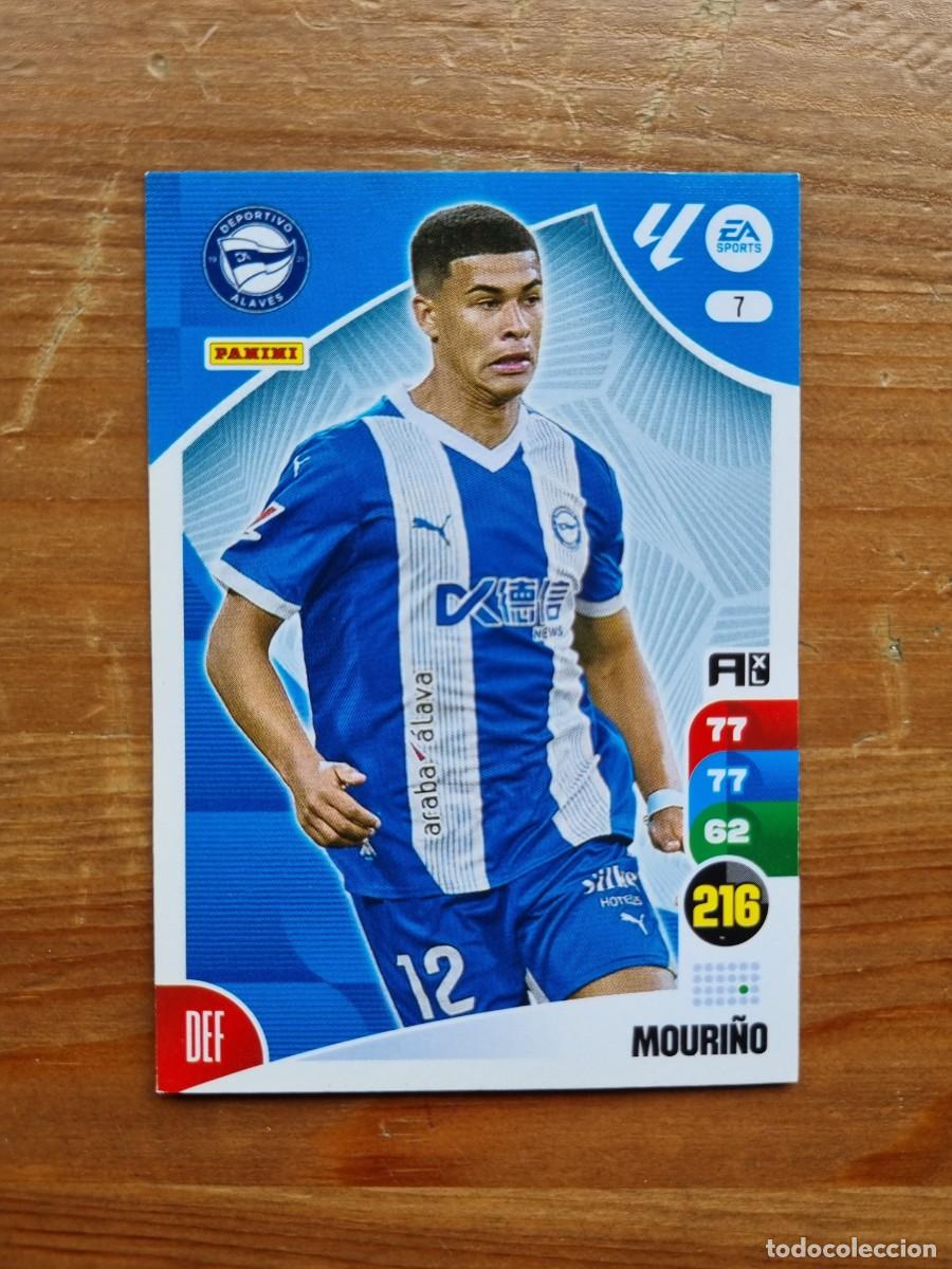 Cromos de f&uacute;tbol: 7 MOURI&Ntilde;O (Deportivo Alav&eacute;s). Liga 2024 2025 24 25 Adrenalyn XL (Panini)