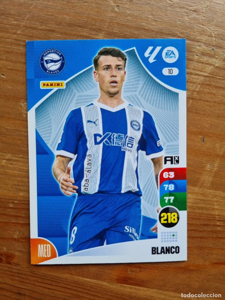 Cromos de f&uacute;tbol: 10 BLANCO (Deportivo Alav&eacute;s). Liga 2024 2025 24 25 Adrenalyn XL (Panini)