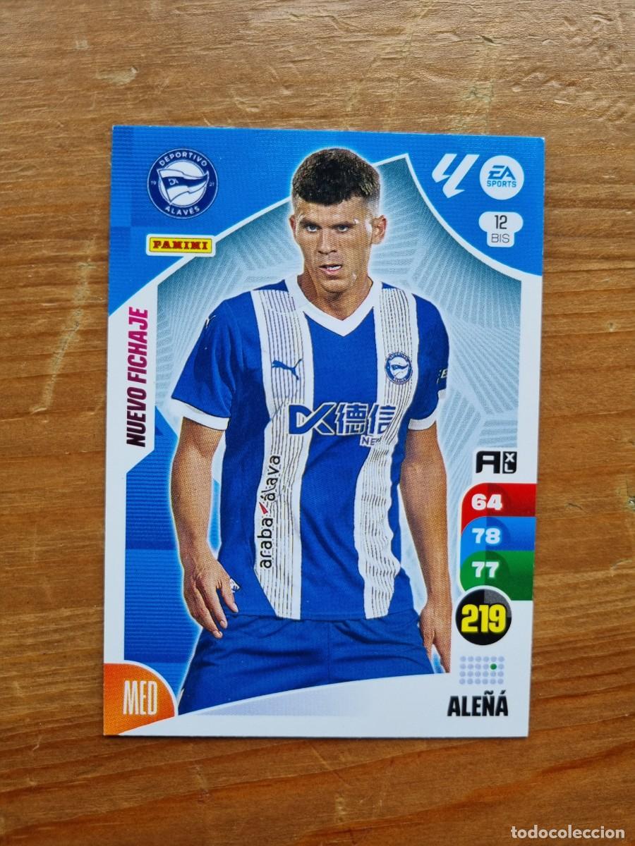Cromos de f&uacute;tbol: 12 Bis ALE&Ntilde;&Aacute; (Deportivo Alav&eacute;s) NUEVO FICHAJE. Liga 2024 2025 24 25 Adrenalyn XL (Panini)