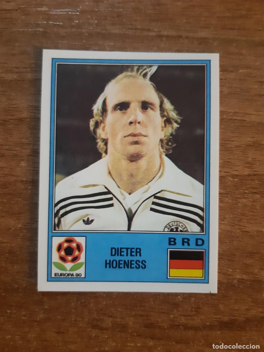 Cromos de f&uacute;tbol: N&deg;55 DIETER HOENESS ALEMANIA EUROPA 80 PANINI EURO ITALIA 1980 PANINI.NUNCA PEGADO, SIN PEGAR