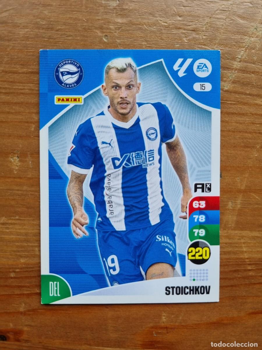 Cromos de f&uacute;tbol: 15 STOICHKOV (Deportivo Alav&eacute;s). Liga 2024 2025 24 25 Adrenalyn XL (Panini)