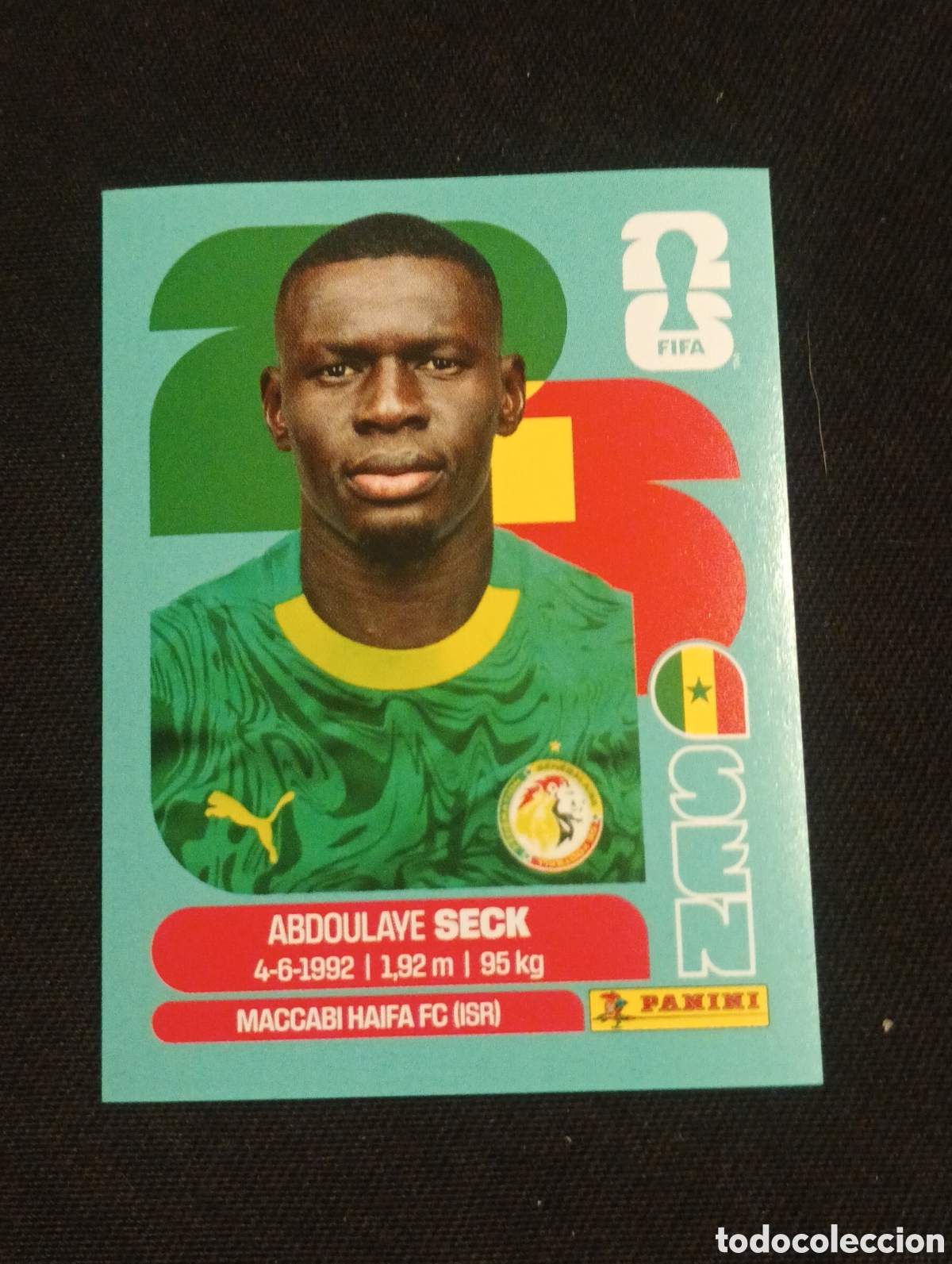 Cromos de f&uacute;tbol: mundial panini 2026 abdoulaye seck