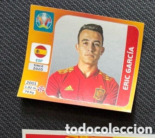 Cromos de f&uacute;tbol: STICKER ERIC GARCIA SELECCI&Oacute;N ESPA&Ntilde;OLA ESPA&Ntilde;A